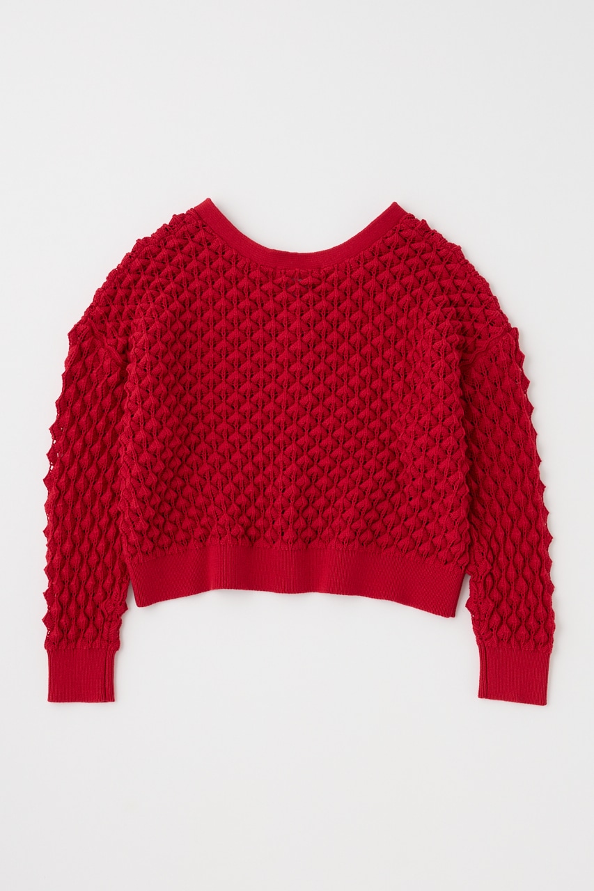 MOUSSY | PEAK STITCH ニットカーディガン (カーディガン ) |SHEL'TTER