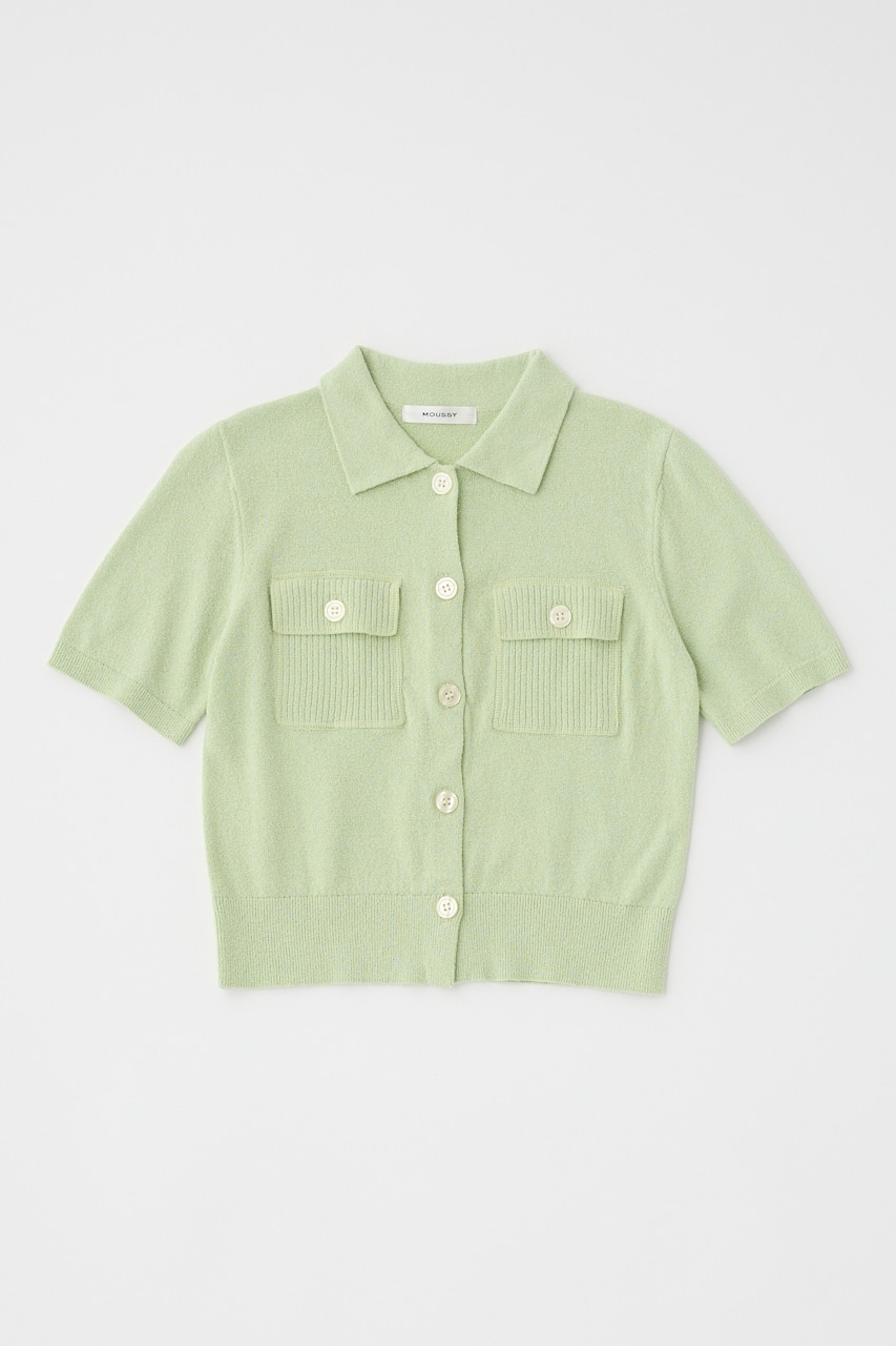 MOUSSY | OVERLOCK POCKET ニットシャツ (ニット ) |SHEL'TTER WEBSTORE