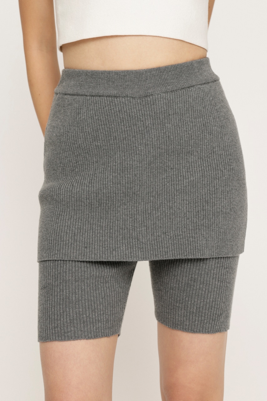 SLY | LAYERED KNIT ショートパンツ (ショートパンツ ) |SHEL'TTER