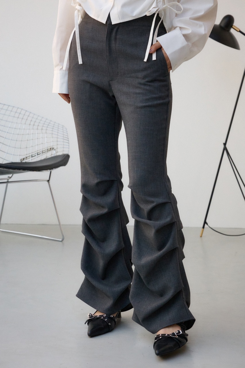AZUL BY MOUSSY | 裾ギャザーフレアパンツ (パンツ ) |SHEL'TTER WEBSTORE