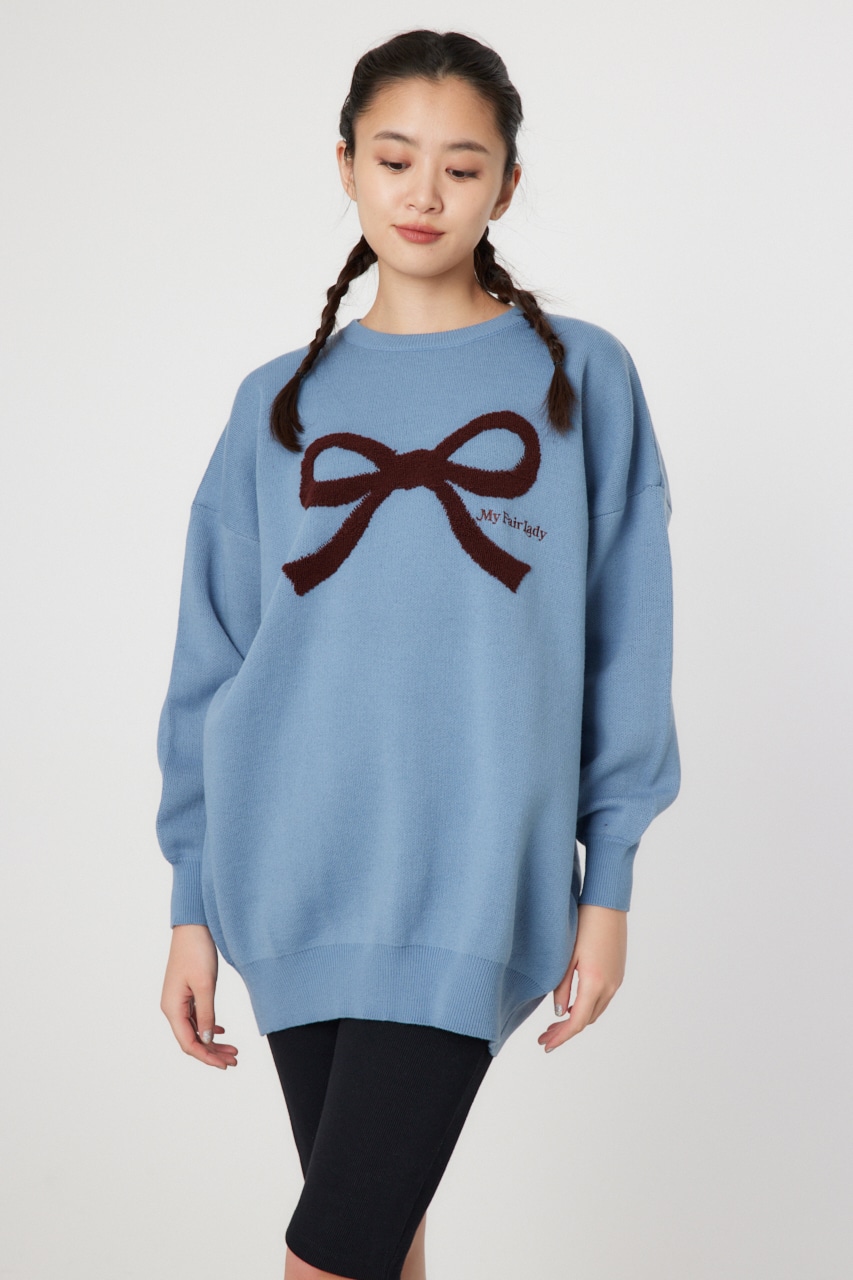 RODEO CROWNS WIDE BOWL | Ribbonニットチュニックワンピース