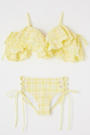 rienda | マルチファブリックフリルワイヤーカップ bikini (すべて