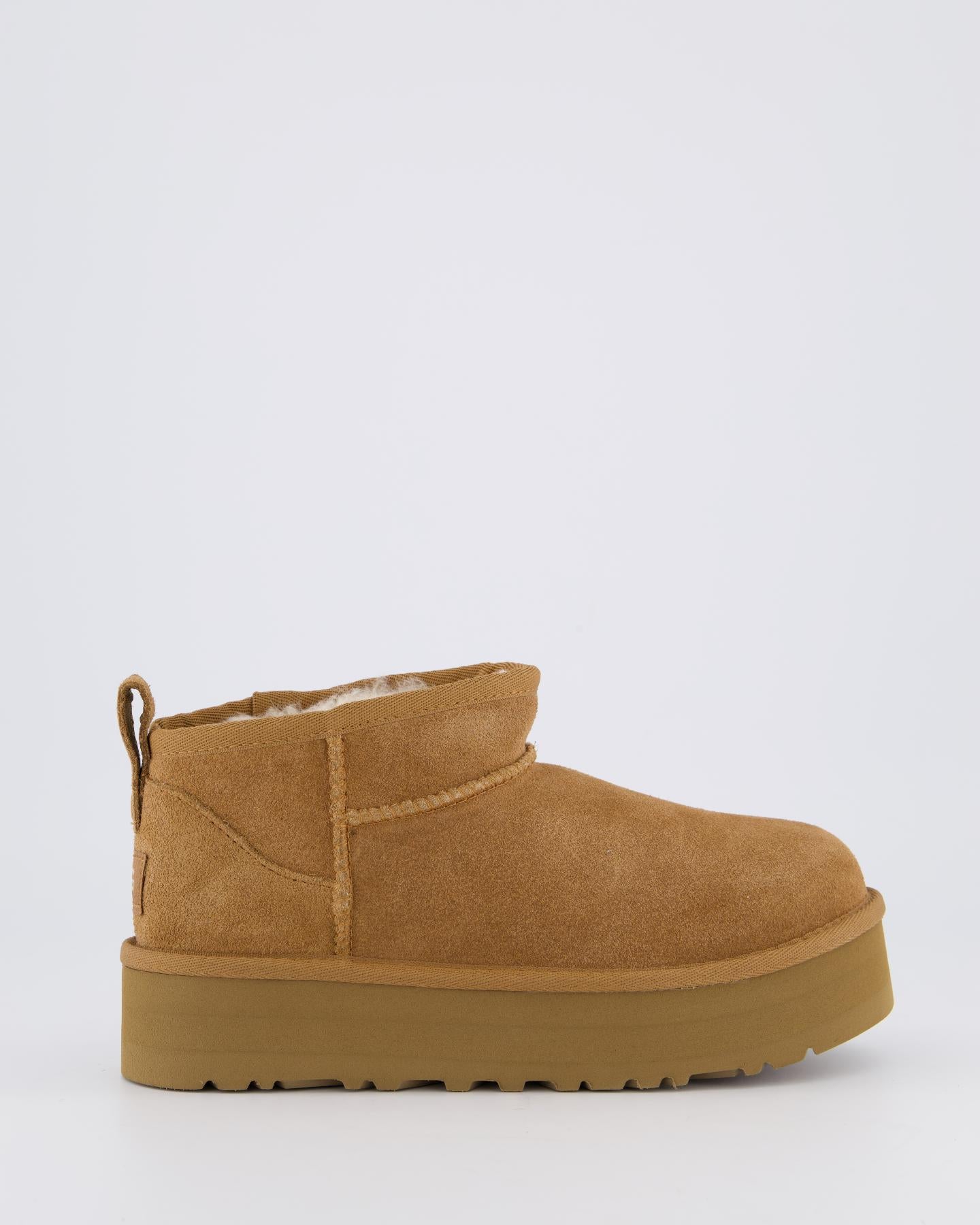 UGG Kids Ultramini Platform Chestnut - Eleganza.nl