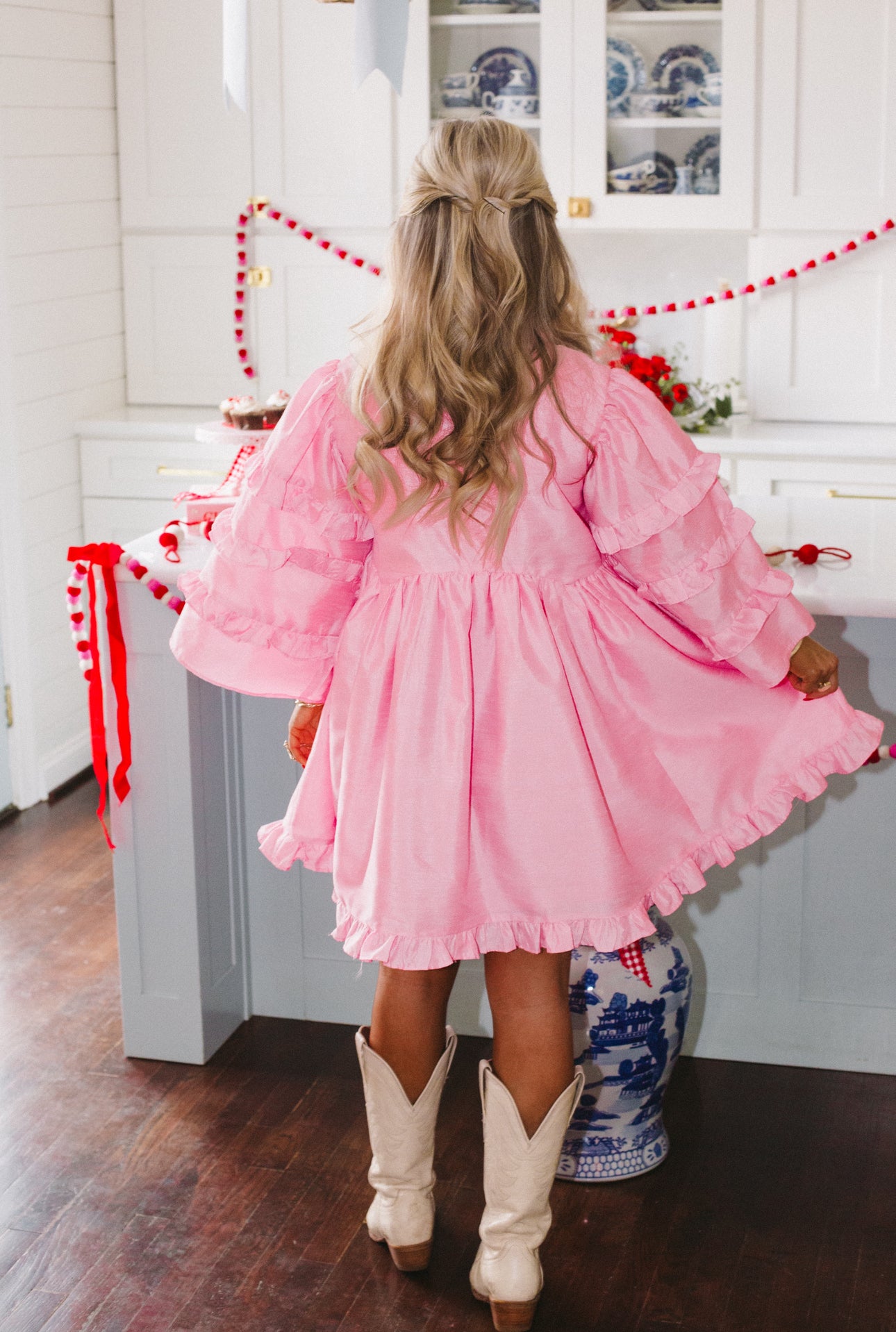 Josephine Dress in candy pink – Elizabeth Wilson Designs