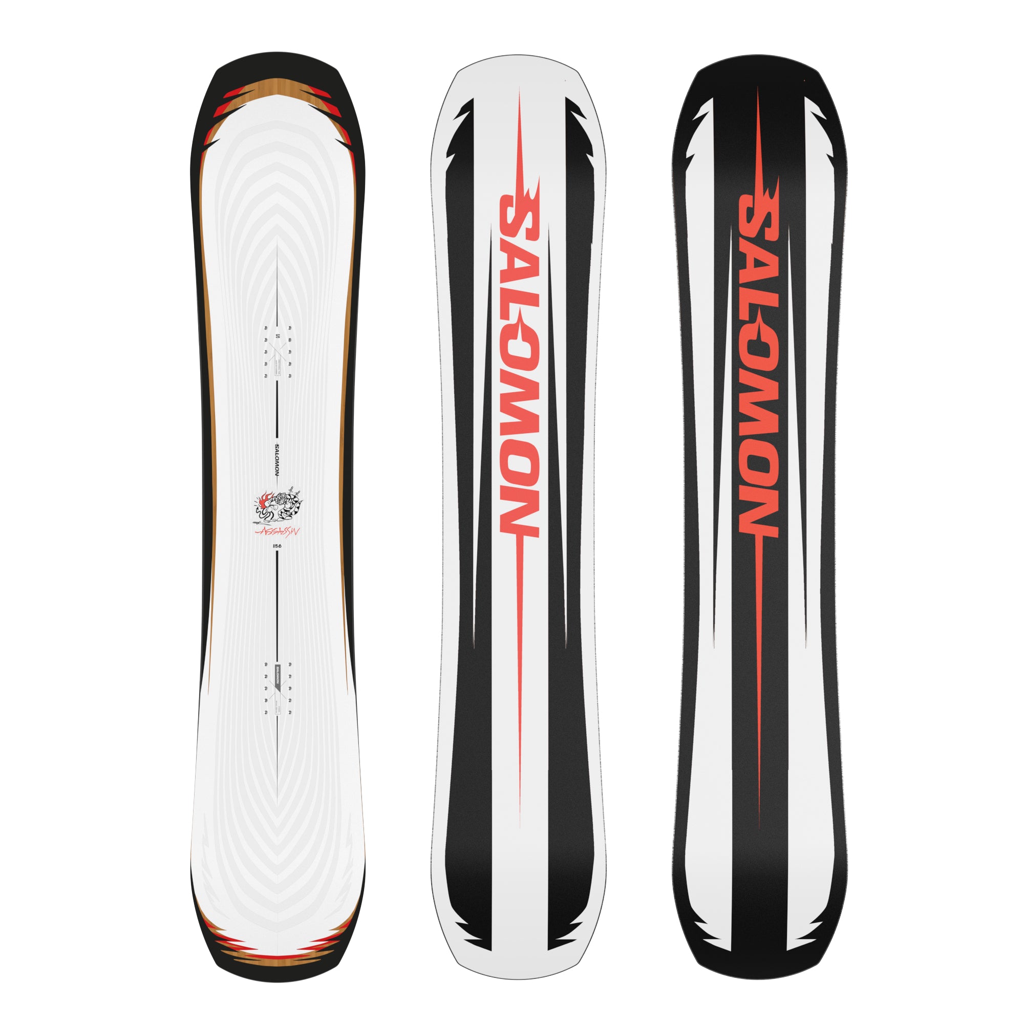 SALOMON『超美品』 スノーボード Assassin FXビンディング付き SALOMON