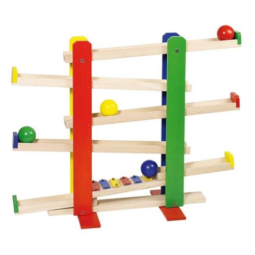 Kugelbahn mit Glockenspiel – ESTIA Holzspielwaren