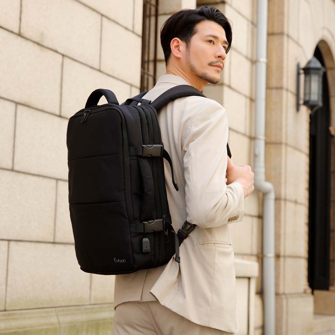 Evoon マルチビジネスリュック2.0・容量20L~拡張時35L【3営業日以内に
