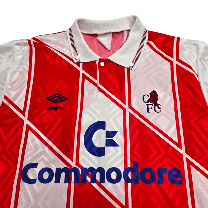 1990/92 Chelsea Away Football Shirt (L) Umbro – Football Finery