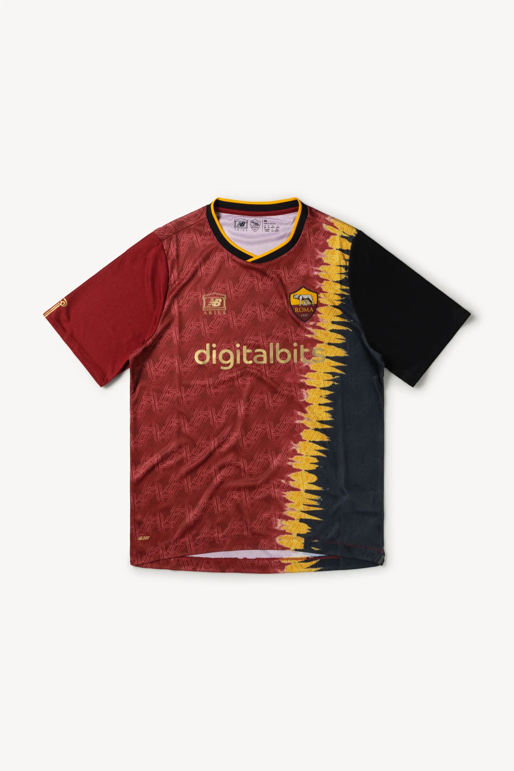 AS Roma X Aries 2022 New Balance Jersey - Football Shirt Culture