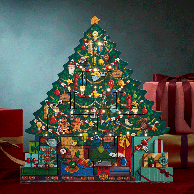 Light Up Christmas Tree Advent Calendar