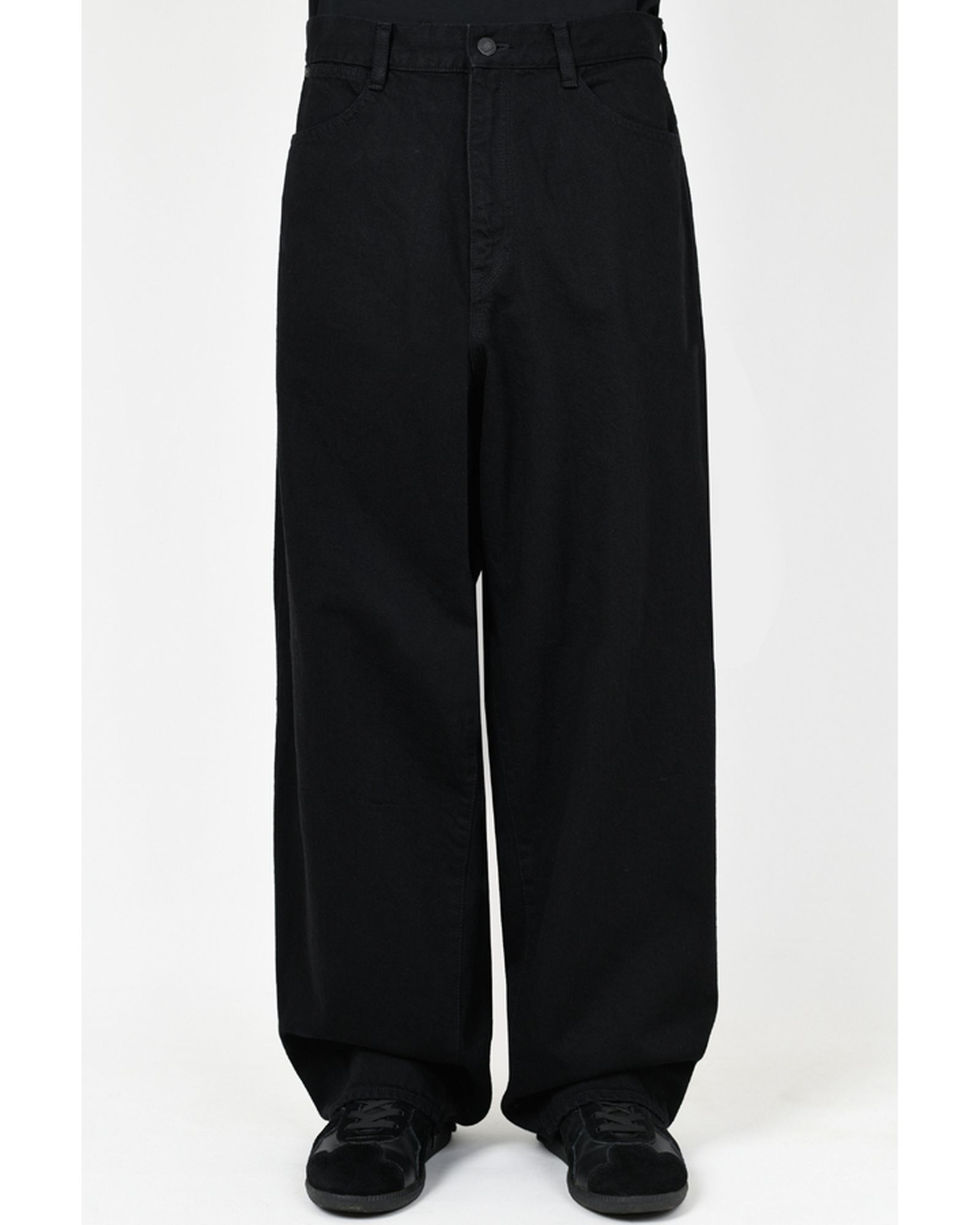 LAD MUSICIAN - 12oz Denim Tapered Baggy Pants | fakejam