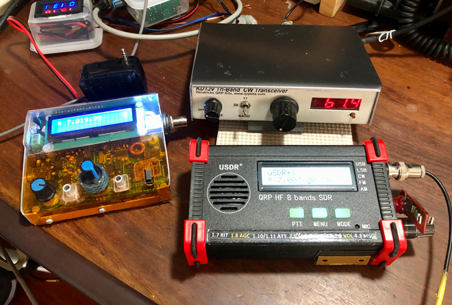 From Steve's Workbench ／小さな不思議、uSDXと他のQRPトランシーバの