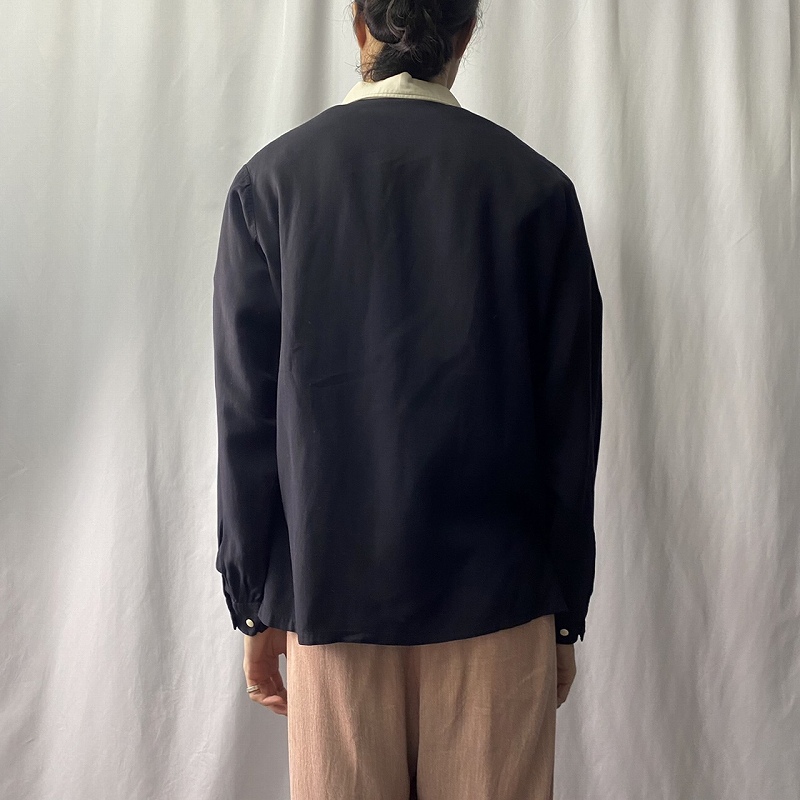 50年代 50s 長袖 黒 ブラック マルボロ │ヴィテージ古着屋Feeet 通販
