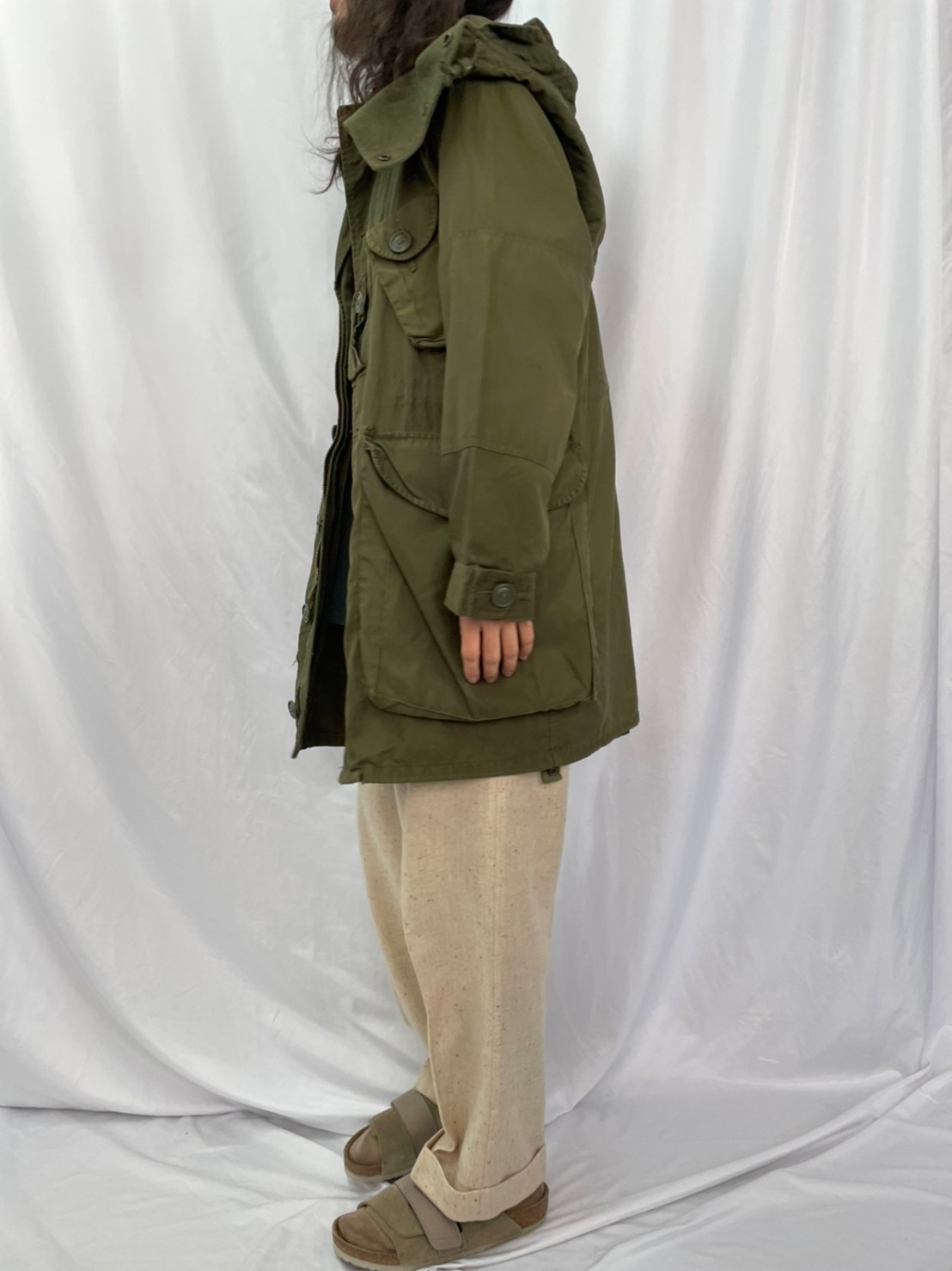 70年代 70s カナダ軍 カーキ モッズコート｜ヴィテージ古着屋Feeet