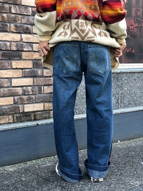 40's USN デニム巻きパンツ 40年代 USNAVY トラウザーズ 米軍 WW2
