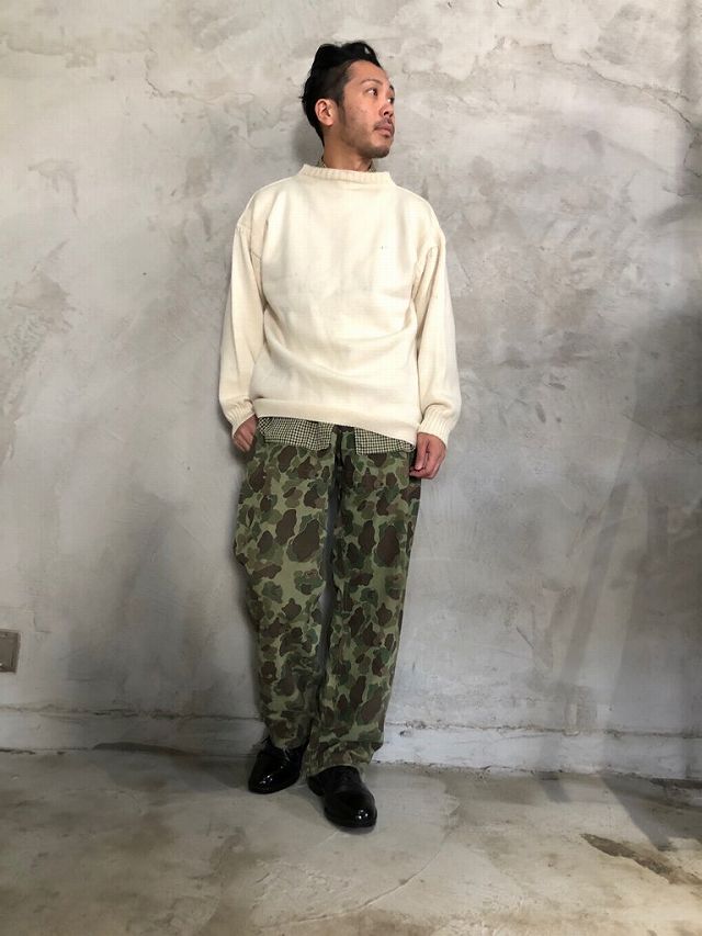 40's USMC ダックハンターカモ HBT Trousers W351940年代 アメリカ軍