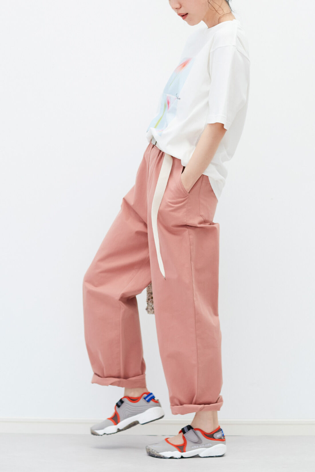 リブ イン コンフォート ぷかっと絶妙シルエット ちょうどいいワイド