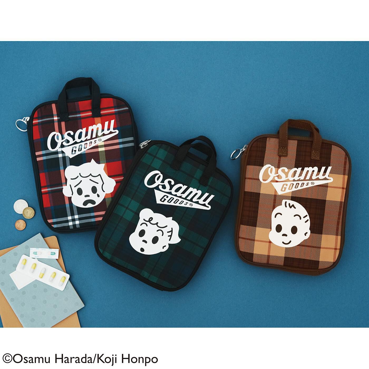 USEDo×OSAMU GOODS 処方薬も現金も入る トラッドなチェックの