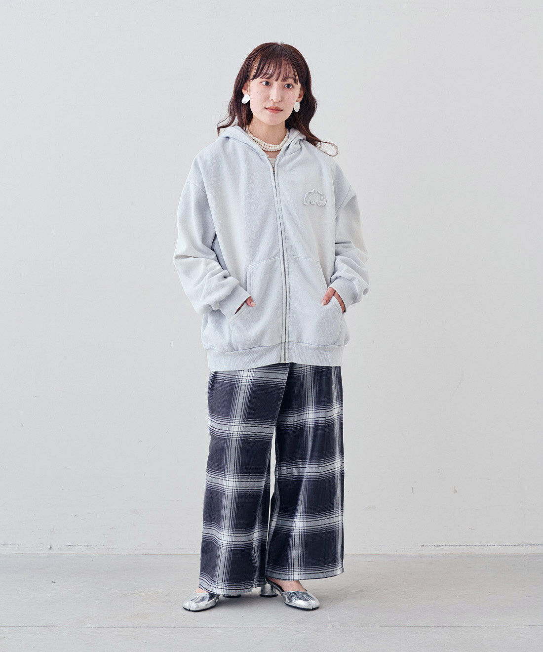 MEDE19F 古着屋でみつけたようなやわらかジップフーディーの会