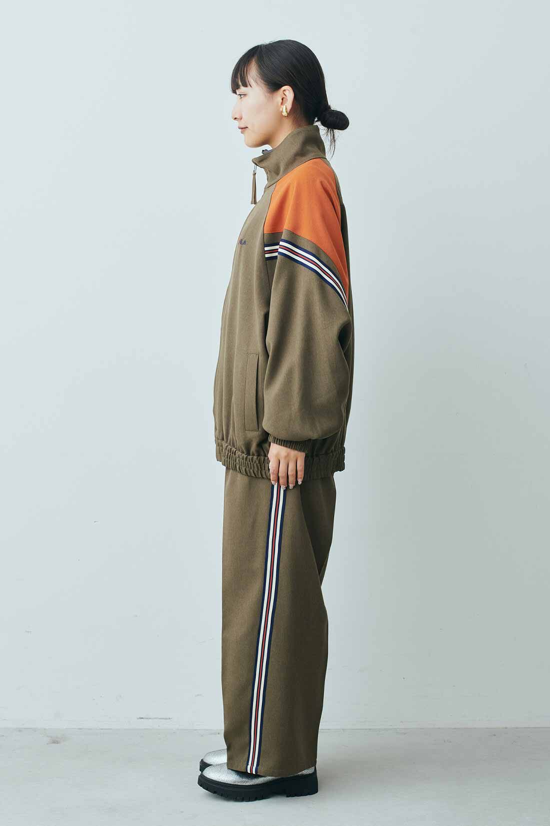 MEDE19F FILA for MEDE19F 大人も着られるトラックブルゾン