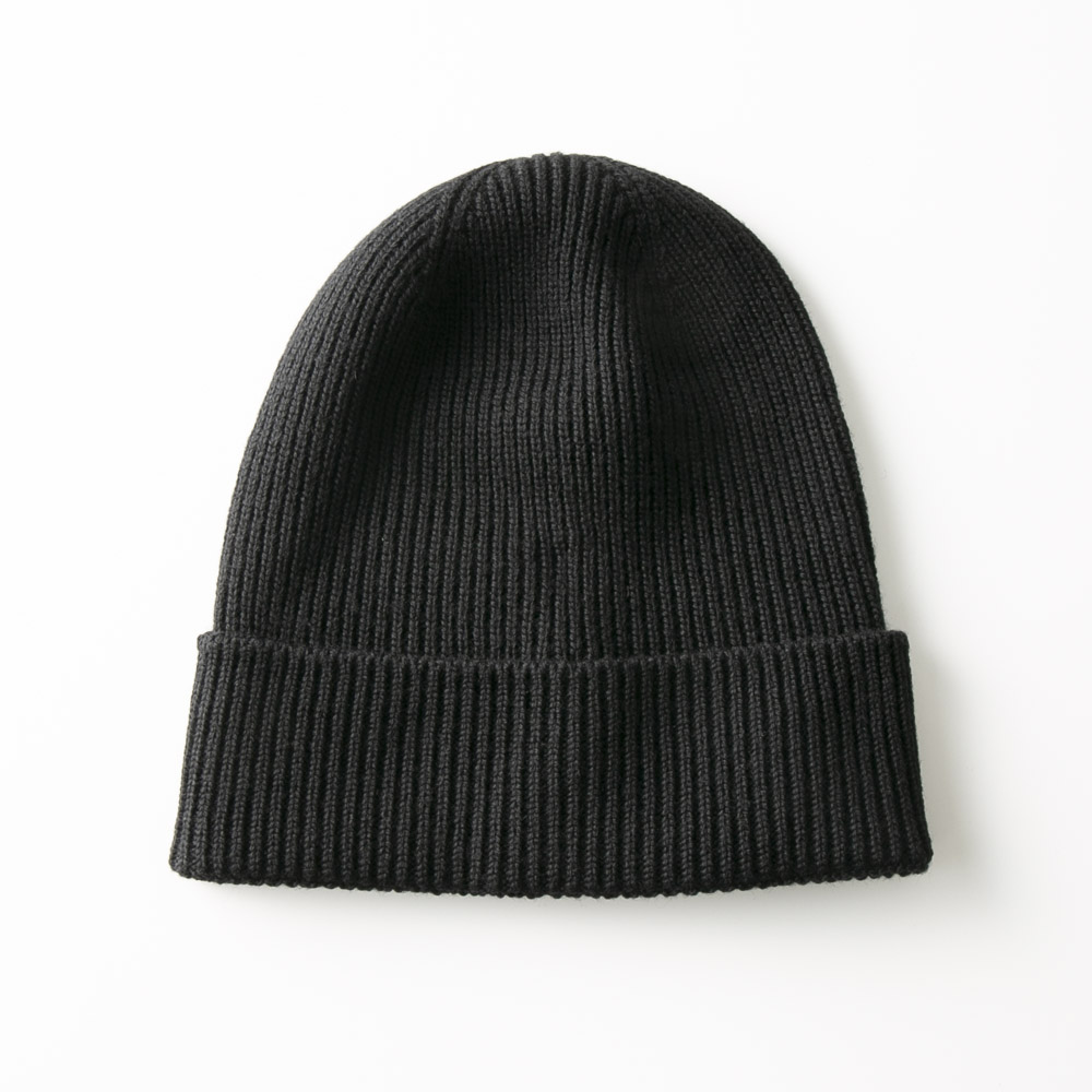 モンクレール MONCLER 帽子 ロゴ入 リブ編みニットキャップ 3B705.00
