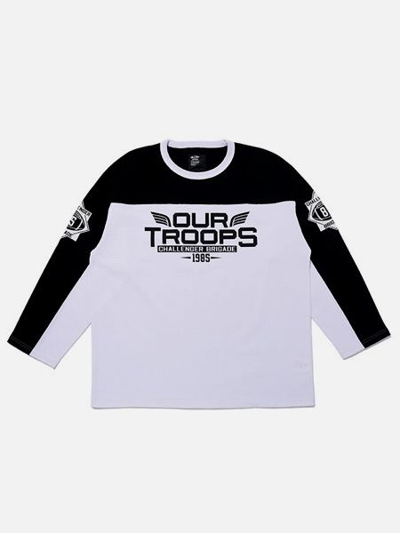 CHALLENGER / HEAVY WEIGHT TROOPS TEE -White×Black-