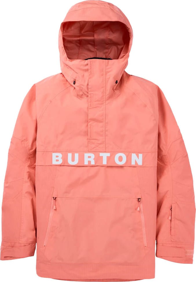 Burton Men's Frostner Anorak Peach Echo | Buy Burton Men's