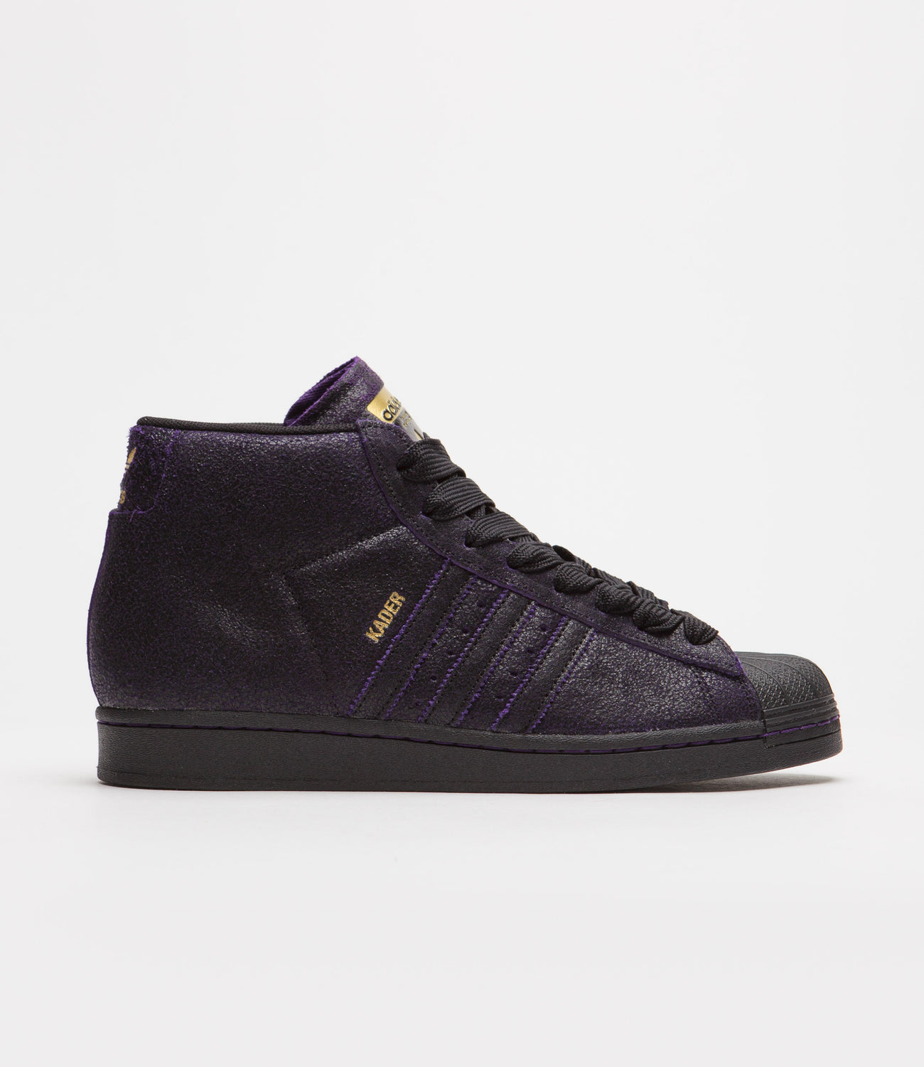 Adidas Kader Pro Model ADV Shoes - Core Black / Core Black / Dark