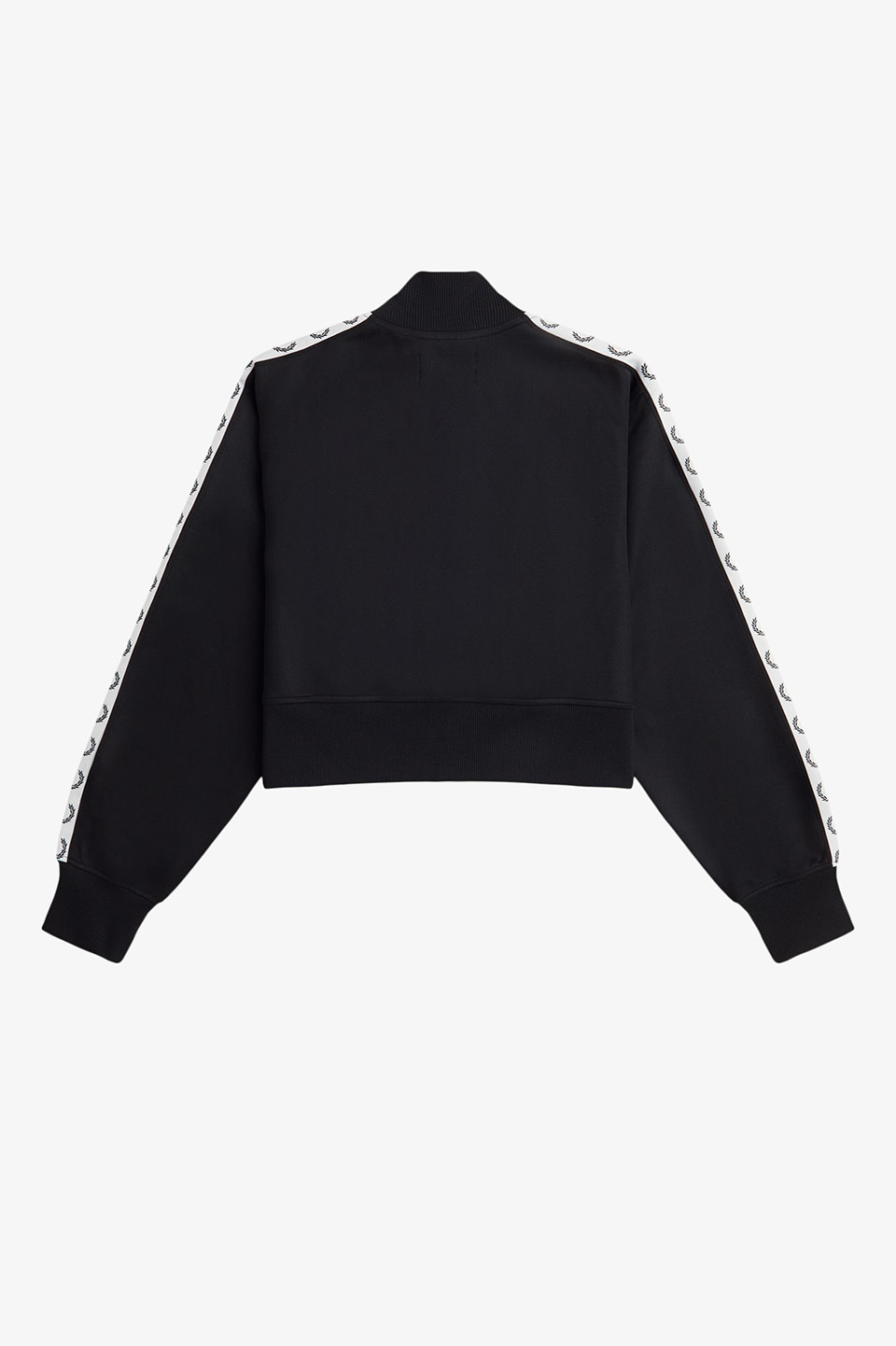 Cropped Taped Track Jacket(10 102：BLACK): | FRED PERRY JAPAN