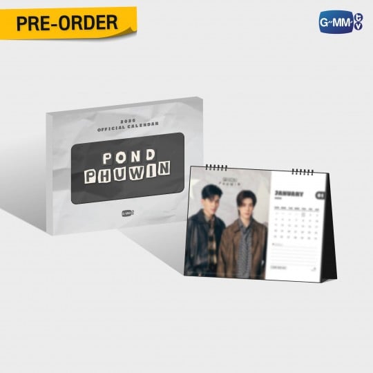 GMMTV - PONDPHUWIN OFFICIAL CALENDAR 2026 + GMMTV GIFT (Exclusive
