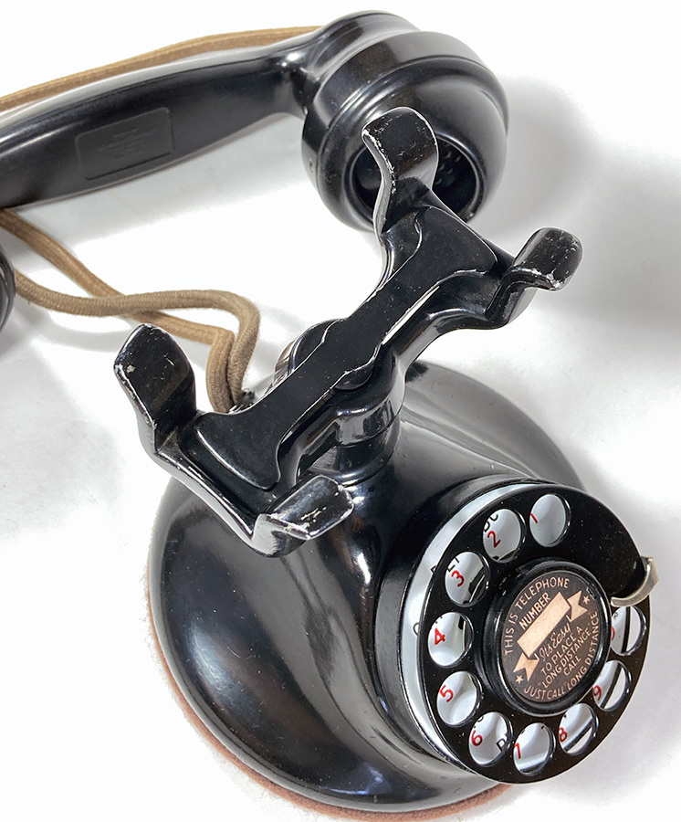 実働品 -（ひかり電話可）1920's ☆Western Electric☆ Telephone with