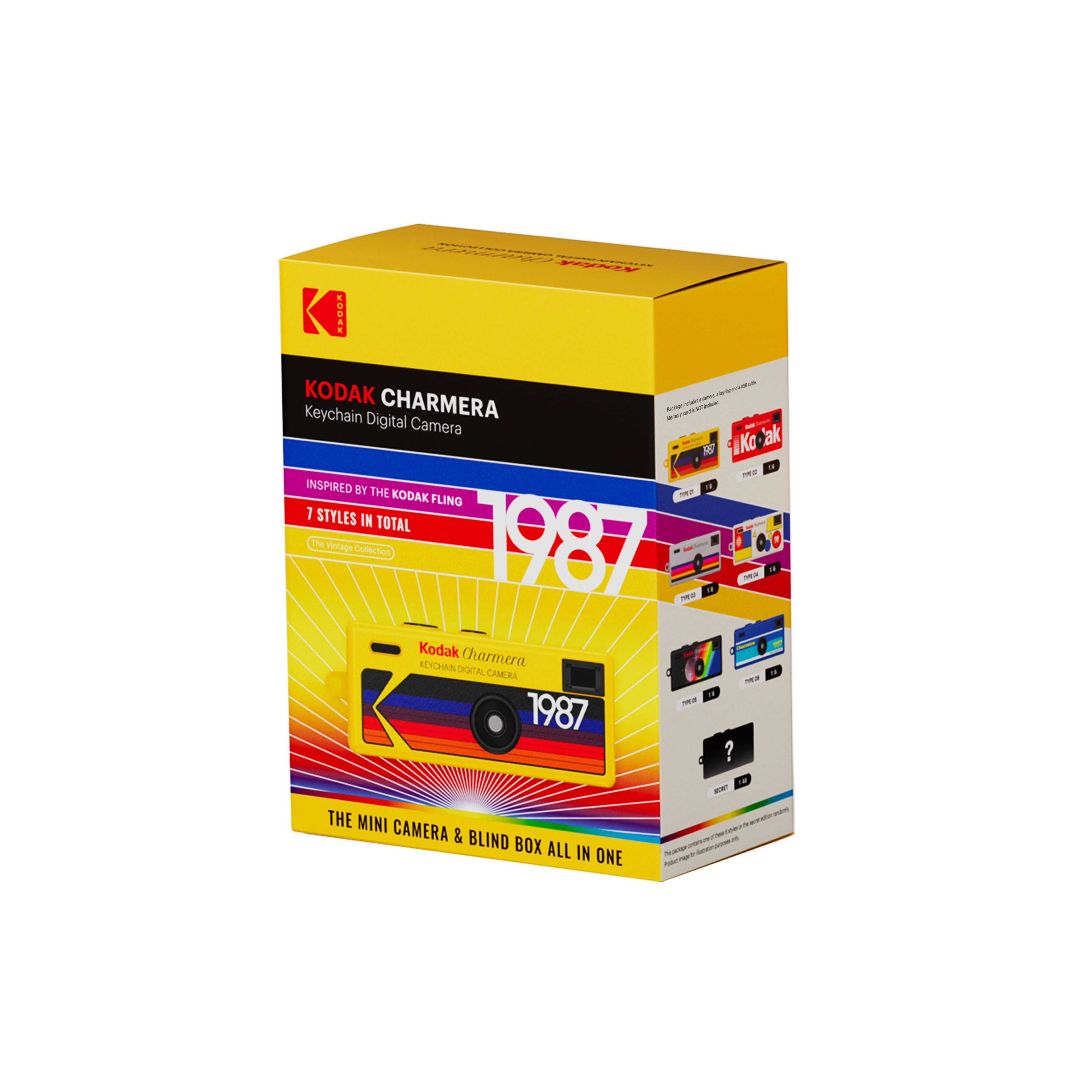 KODAK CHARMERA Keychain Digital Camera Blind Box Collection