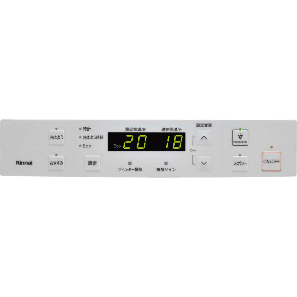 リンナイ ガスファンヒーター ホワイト RC－U5801PE－WH