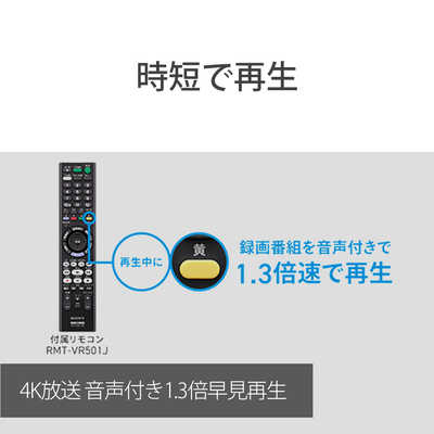 ソニー SONY ブルーレイレコーダー 4TB 3番組同時録画 BDZ-FBT4200 の