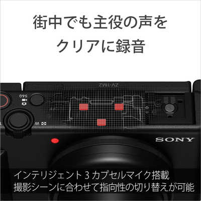 ソニー SONY コンパクトデジタルカメラ VLOGCAM ZV-1 II B ブラック の
