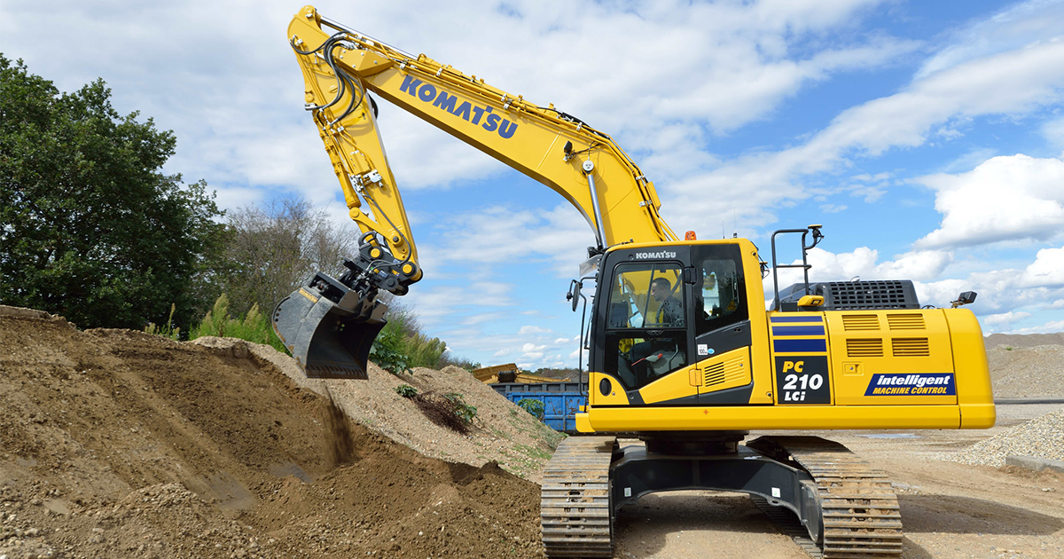 Komatsu Europe introduces PC210LCi-11 hydraulic excavator