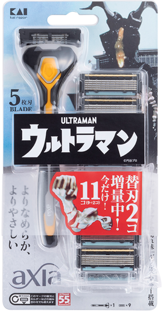 ウルトラマン KAI RAZOR axia 限定デザインカミソリ