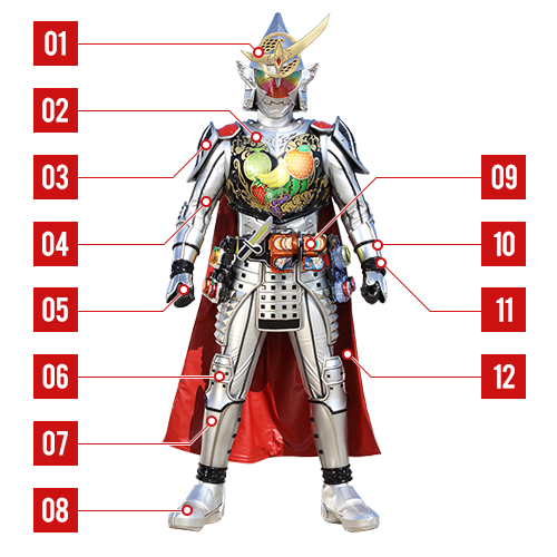 アーマードライダー鎧武 極アームズ | 仮面ライダー図鑑 | 東映