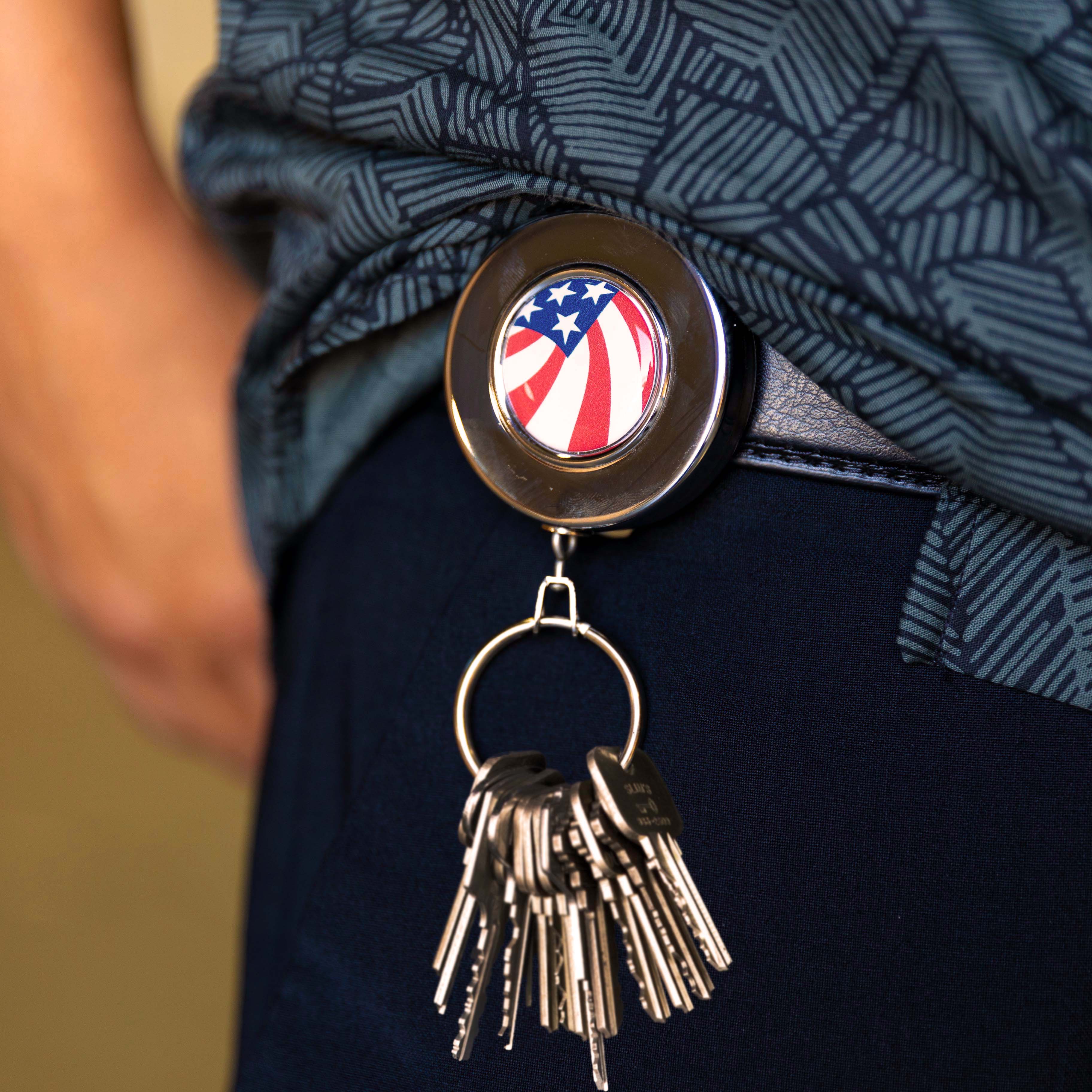 Special Edition Original USA Classic EDC Retractable Keychain with