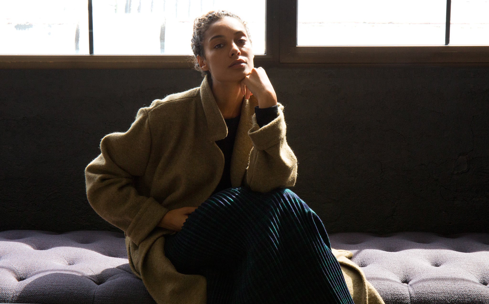 Geiger Wool Overcoat | Kindred Black