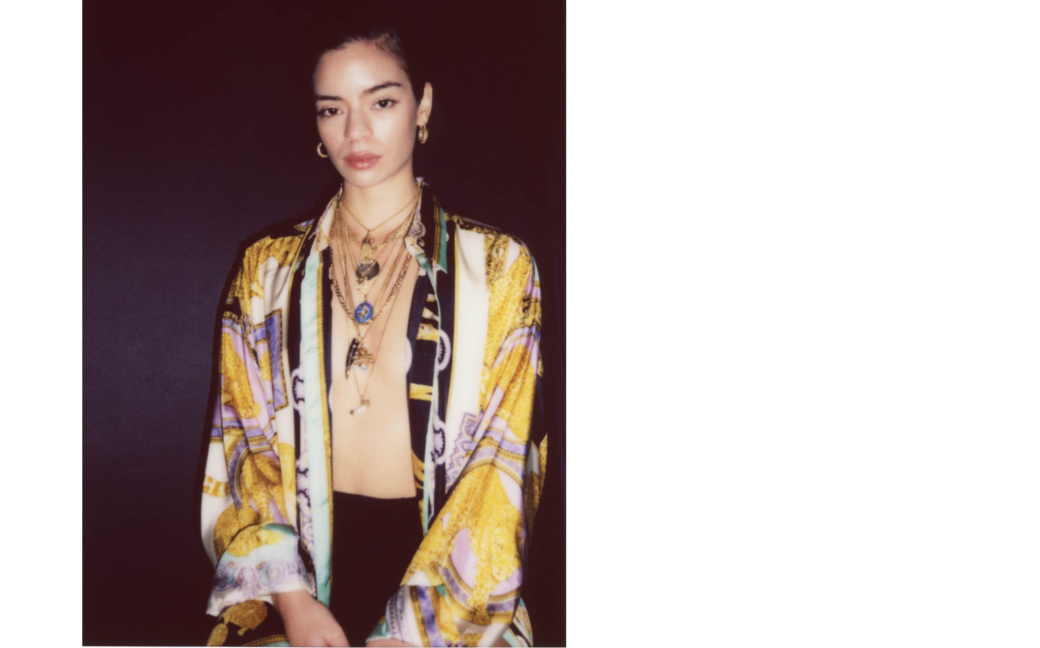 Gianni Versace Iconic 1990's Silk Animal Print Shirt | Kindred Black