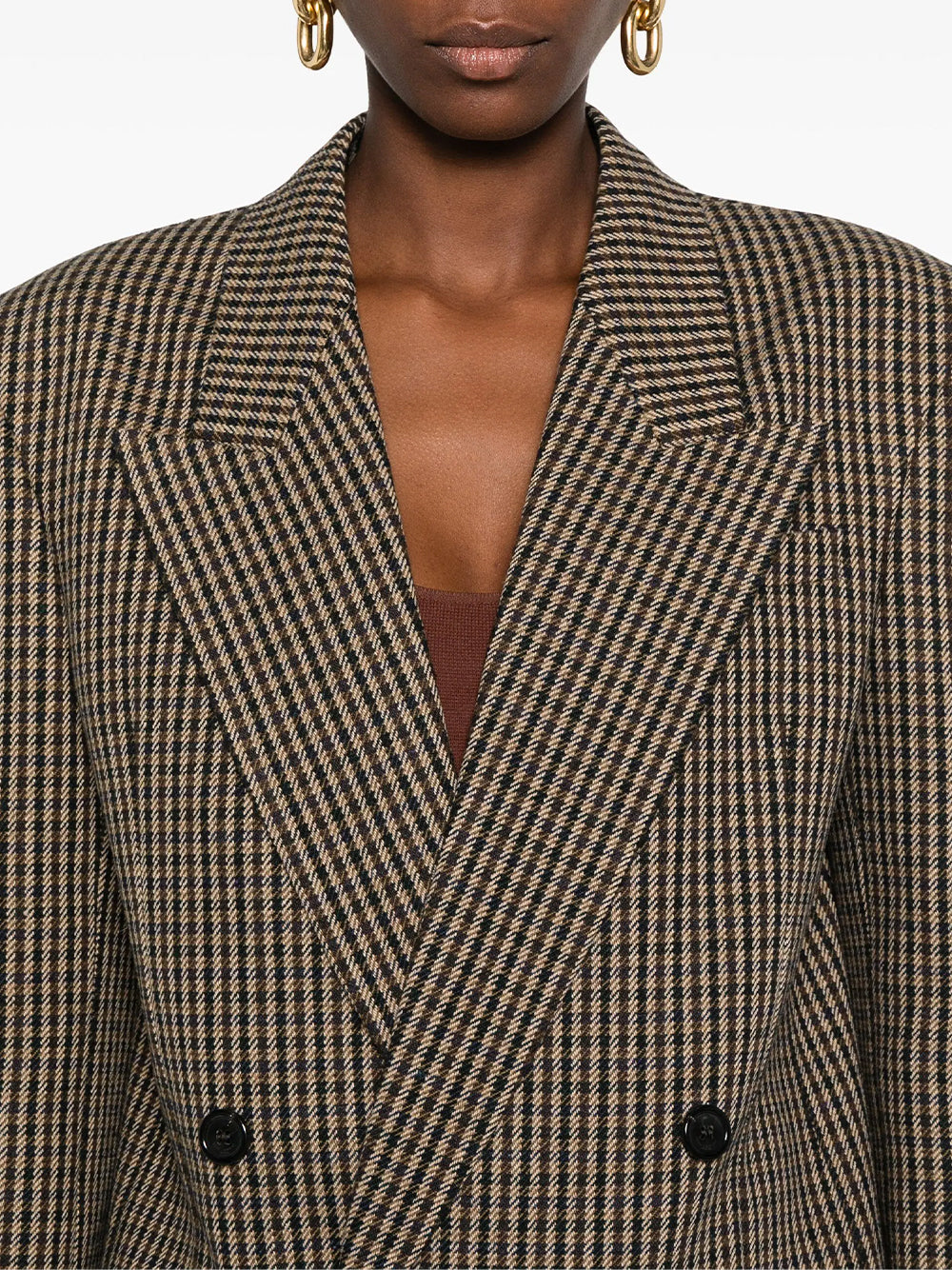 Saint Laurent | Checked Wool Blazer – Kirna Zabête