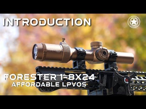 Vector Optics Forester 1-8x24 VFD-3 Rifle Scope - Coyote FDE