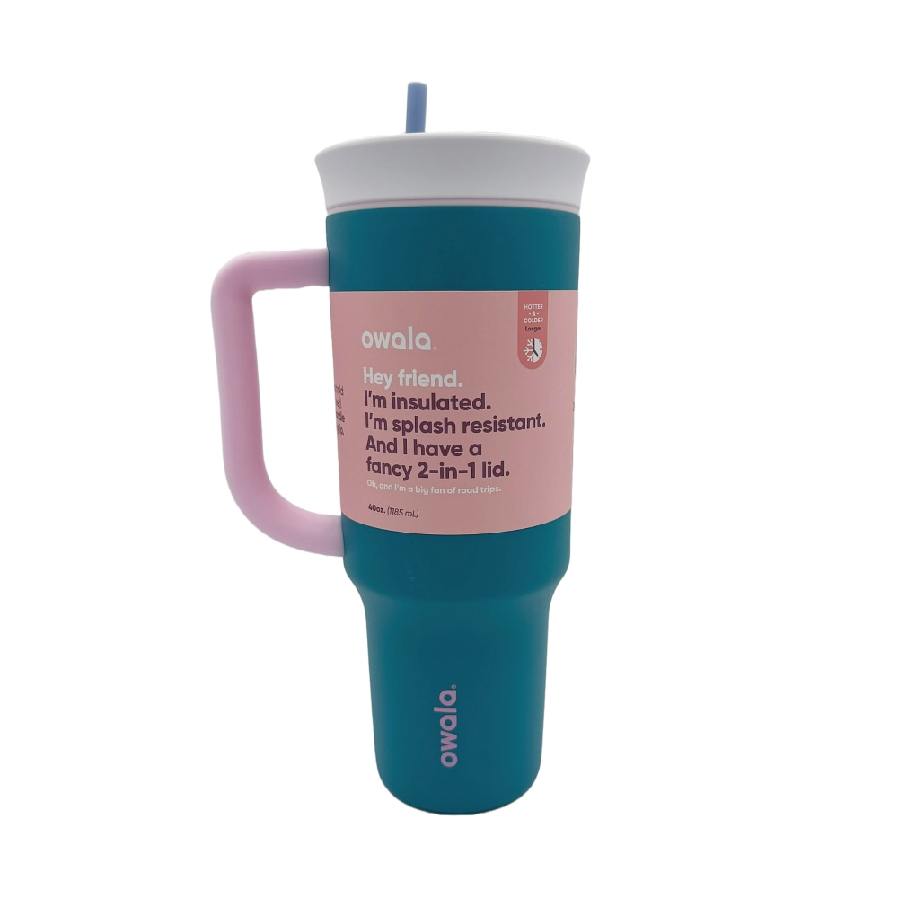 Owala® 40 oz Travel Tumbler SS Tickle Me Teal, 40 oz - City Market