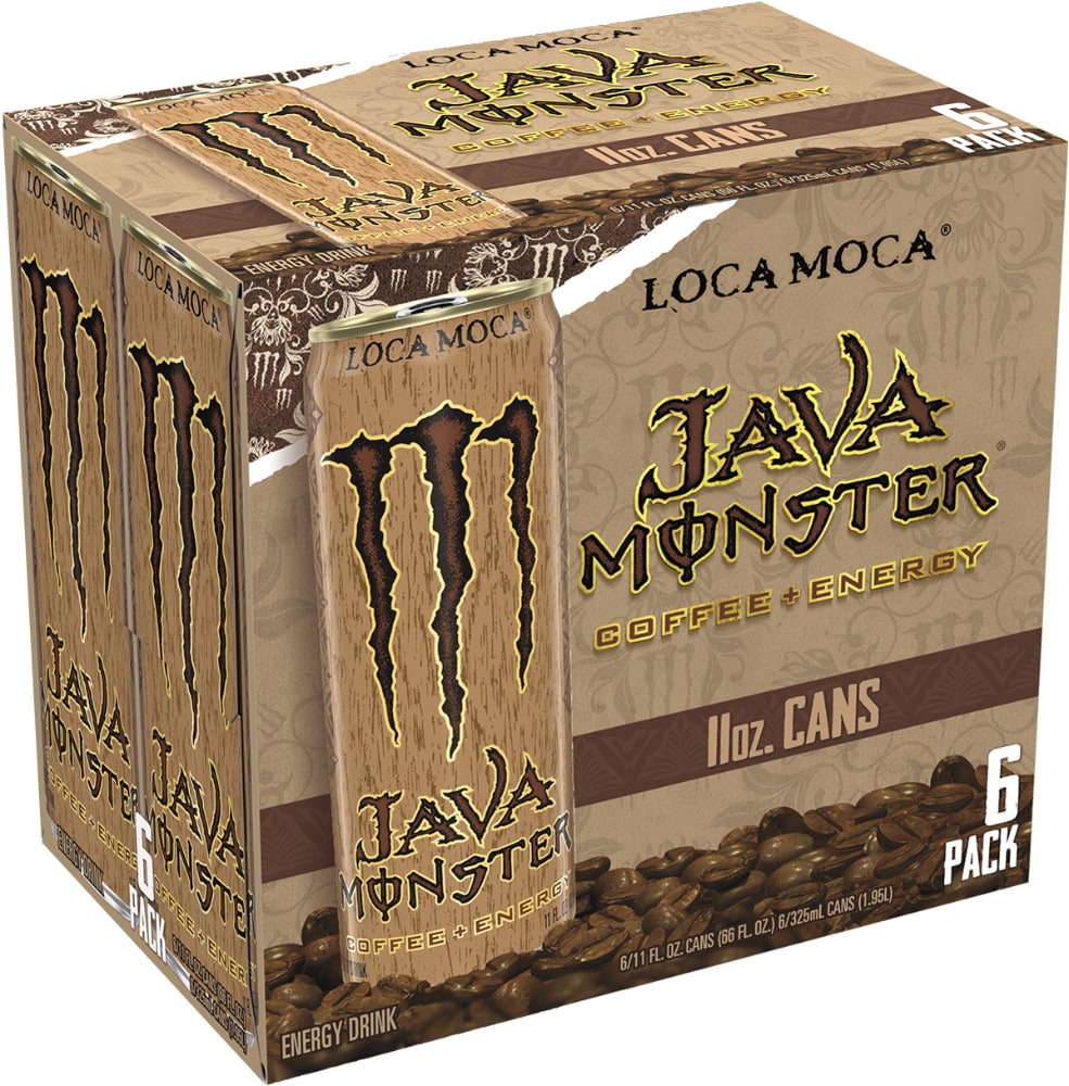 Java Monster® Loca Moca® Coffee Energy Drink Multipack Cans, 6 ct