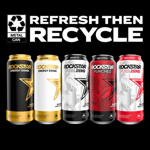 Rockstar® Punched Fruit Punch Energy Drink Can, 16 fl oz - Foods Co.