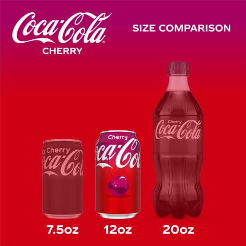 Coca-Cola® Cherry Soda Cans, 12 pk / 12 fl oz - Harris Teeter
