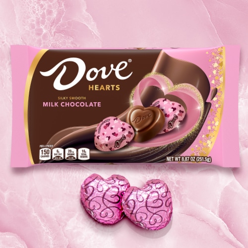 Dove Promises Valentine's Day Heart Chocolate Candy Bag, 8.87 oz