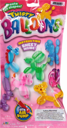 JA-RU Twisty Fun Balloons & Air Pump, 20 pk - Kroger