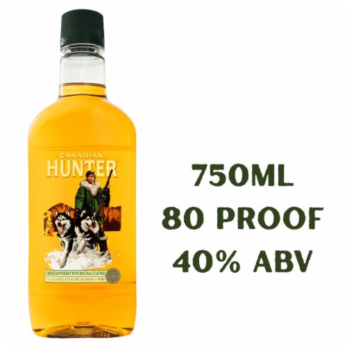 Canadian Hunter Blended Canadian Whisky, 80 Proof (40% ABV), 750